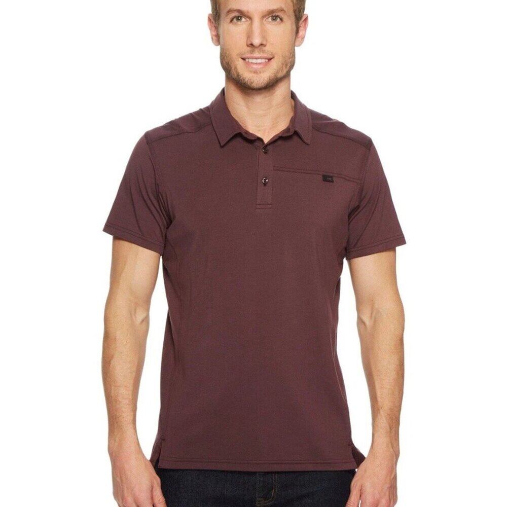 ARCTERYX | Mens Short Sleeve Captive Technical Polo Purple Casual Activewear M